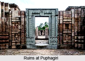 Puphagiri, Archaeological sites in Odisha