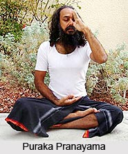 Puraka ,Technique of Pranayama