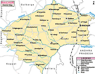Geography Of Raichur District, Karnataka