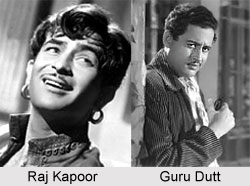 Raj Kapoor and Guru Dutt