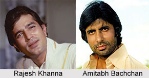 Rajesh Khanna and Amitabh Bachchan