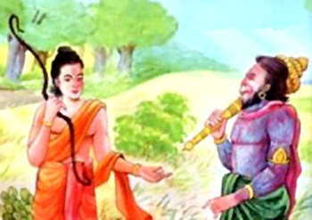 Rama and Sugriva, Kishkindha Kanda, Ramayana