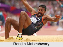Renjith Maheshwary, Indian Athlete