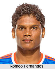 Romeo Fernandes, Indian Football Player