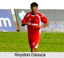 Royston Dsouza, Indian Football Player