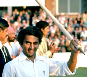 West Zone batsmen S Gavaskar
