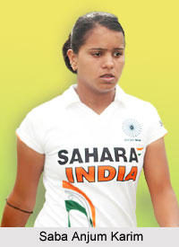 Saba Anjum Karim  , Indian Hockey Player
