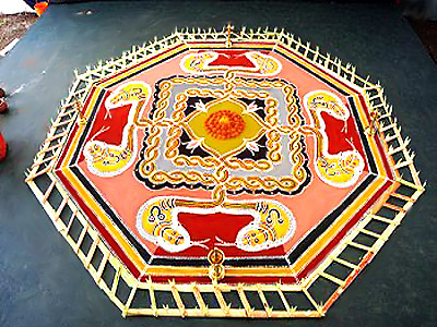 Santhanak kalam - Sarpam Thullal