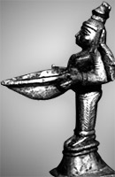 Ancient Lamp at Sashwathi Museum