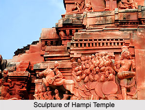 Sculpture of Temples of Hampi, Karnataka