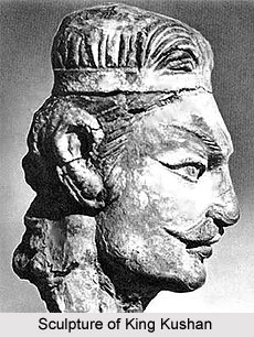 Sculpture of King Kushan