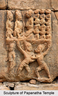 Sculpture of Papanatha temple