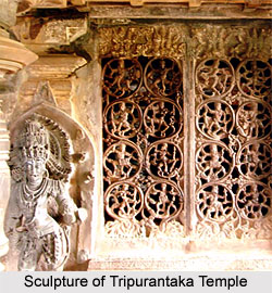 Sculpture of Tripurantaka Temple