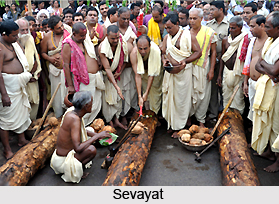 Sebakas, Jaganath Temple of Puri