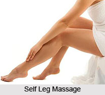 Self Leg Massage, Aromatherapy