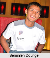 Seminlen Doungel, Indian Football Player