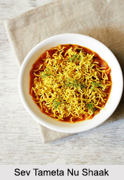Sev Tameta Nu Shaak, Gujarati Cuisine