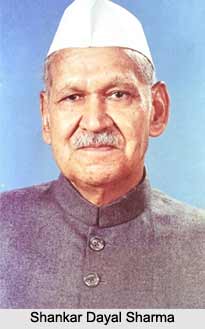 Shankar Dayal Sharma  , Ninth President of  India
