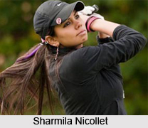 Sharmila Nicollet, Indian Golf Player
