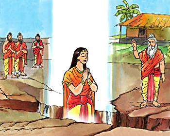 Sita taken home by Earth
