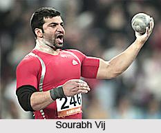 Sourabh Vij, Indian Shot Putter