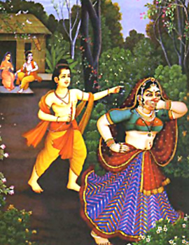 Surpanakha Punished by Lakshmana