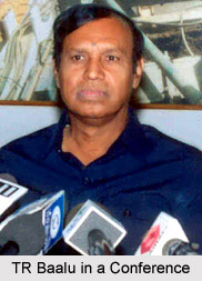 TR Baalu in a Conference