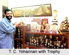 T. C. Yohannan with Trophy