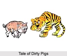Tale of Dirty Pigs, Meghalaya Folktale