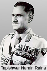 Tapishwar Narain Raina , Indian Army Personalities
