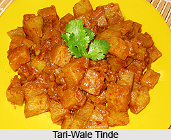 Tari-Wale Tinde, Indian Vegetable Dish