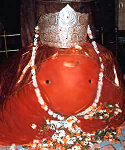 Ganesh Idol at Tekdi Ganapati Temple, Nagpur