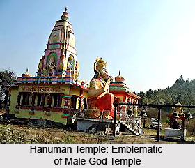 Temples dedicated to Male Gods