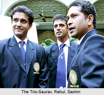 The Trio - Saurav, Rahul and Sachin