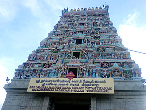 Thirunallaru temple in Nagappattinam, Tamil Nadu