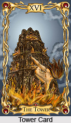 Tower Card , Tarot Card