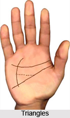 Triangles, Palmistry