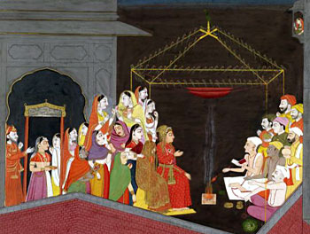 Marriage, Indian Ritual - Marriage of Vasudev and Devki