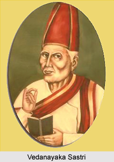 Vedanayaka Sastri, Tamil Poet