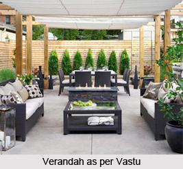 Verandah, Vastu Shastra