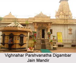 Vighnahar Parshvanatha Digambar Jain Mandir, Mahua, Gujarat