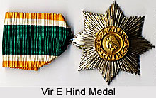 Vir E Hind Medal