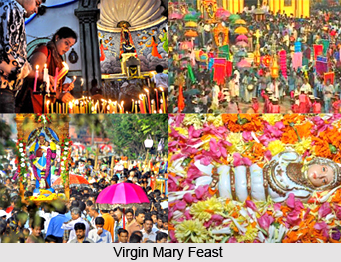 Virgin Mary Feast , Indian Festival