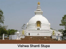 Vishwa Shanti Stupa, Rajgir