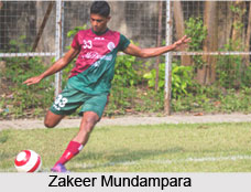 Zakeer Mundampara, Indian Football Player