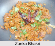 Zunka Bhakri, Maharashtrian Cuisine