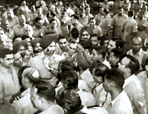 Arjan Singh in airmen at an Air Force Station
