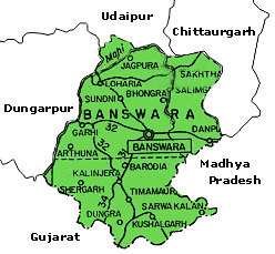 Banswara map