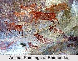 Bhimbetka - Cattle