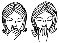Alternate nostril breathing